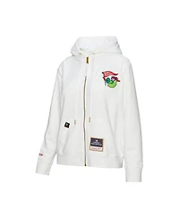 Mitchell & Ness Women's White Philadelphia Phillies Full-Zip Hoodie