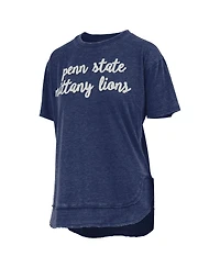Pressbox Women's Navy Penn State Nittany Lions Poncho T-Shirt
