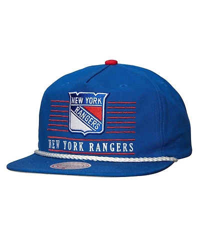 Mitchell & Ness Men's Blue New York Rangers Ascend Deadstock Snapback Hat