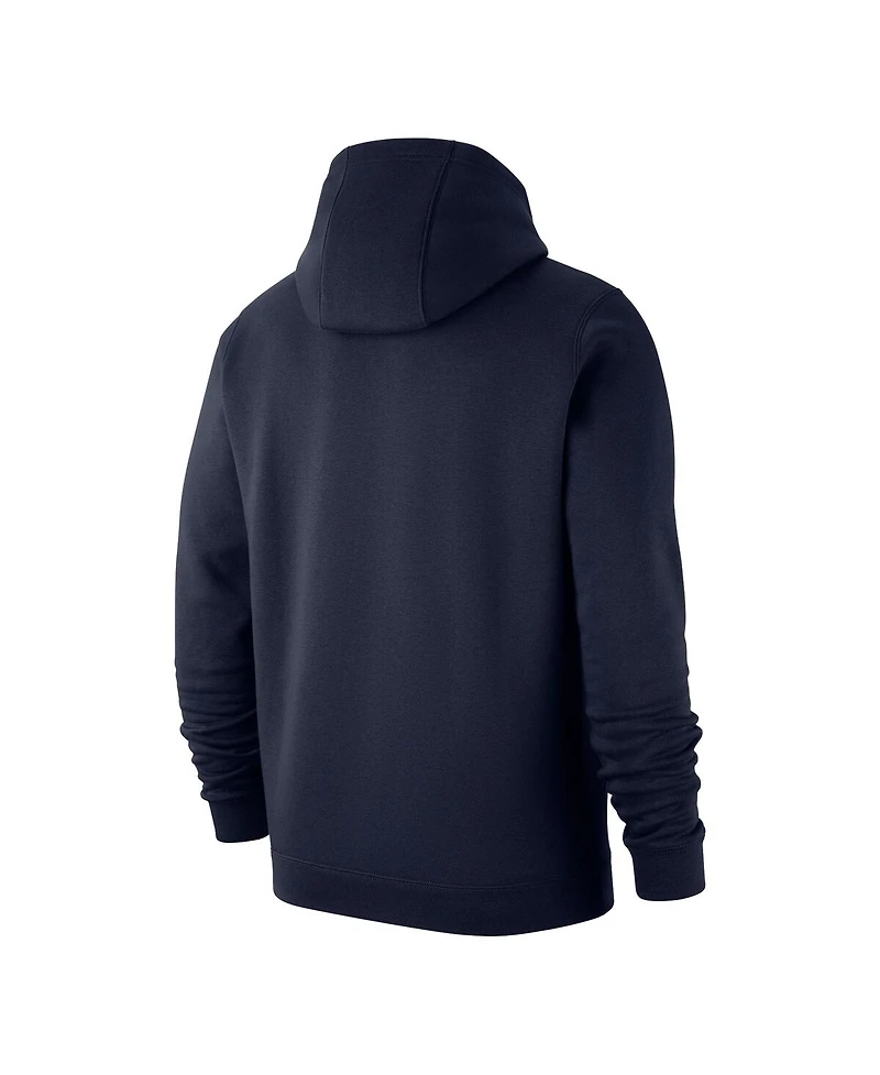 Nike Men's Navy Syracuse Orange Script Club Pullover Hoodie