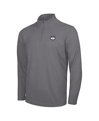 Nike Men's Gray UConn Huskies Intensity Performance Quarter-Zip Pullover Sweatshirt