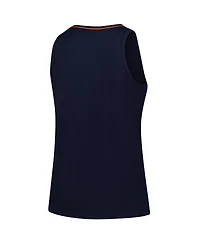 Logo Athletic Women's Navy Chicago Bears Plus Stellar Win V-Neck Tank Top