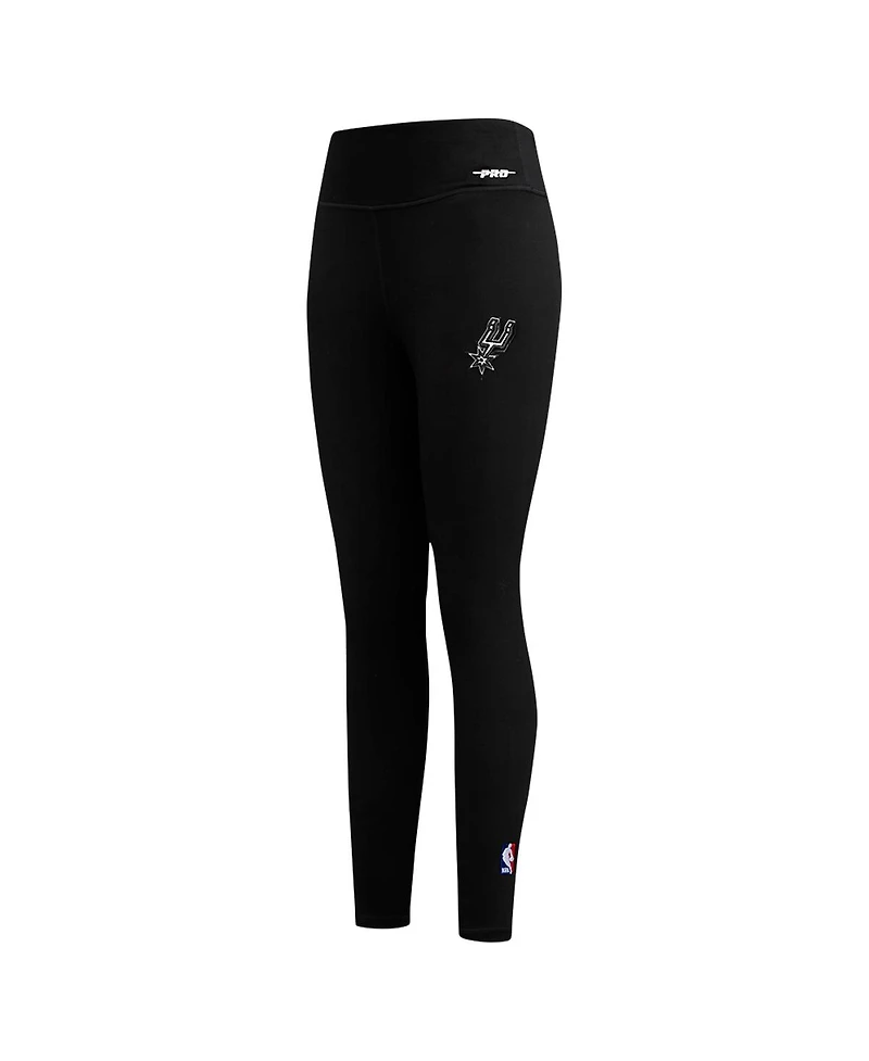 Pro Standard Women's Black San Antonio Spurs Paint the City Tri-Blend Jersey Leggings