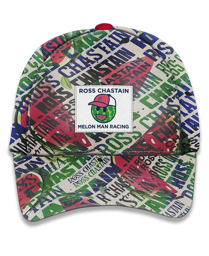 Trackhouse Racing Team Collection Men's White Ross Chastain Sublimated Melon Man Adjustable Hat