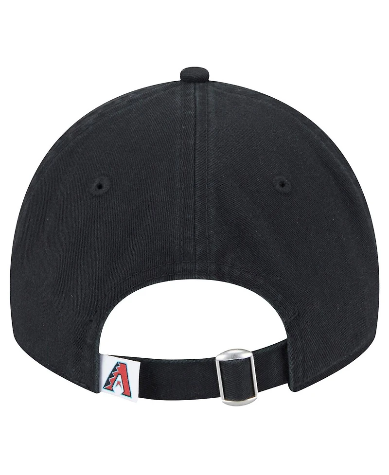 New Era Big Boys and Girls Black Arizona Diamondbacks Team Color 9TWENTY Adjustable Hat