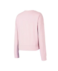 Concepts Sport Women's Pink Detroit Red Wings Tonal Pullover Tri-Blend Sweatshirt