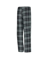 Concepts Sport Women's 2-Piece Black/Gray San Antonio Spurs Vector Top and Flannel Pants Sleep Set
