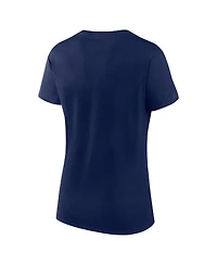 Fanatics Women's College Navy Seattle Seahawks Start to Finish T-Shirt and Shorts Combo Pack