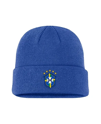 Nike Men's and Women's Royal Brazil National Team Terra Cuffed Knit Hat
