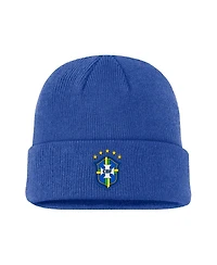 Nike Men's and Women's Royal Brazil National Team Terra Cuffed Knit Hat
