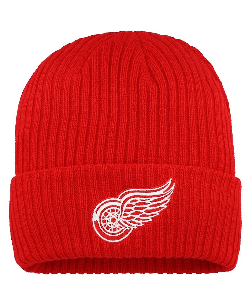 Fanatics Men's Red Detroit Red Wings Logo Cuffed Knit Hat