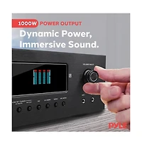 Pyle Wireless Bt Streaming Home Theater Receiver