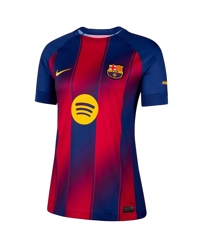 Nike Women's Robert Lewandowski Navy Barcelona 2025/26 Home Replica Jersey