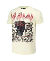 Freeze Max Men's Cream Def Leppard Let's Get Rocked T-Shirt