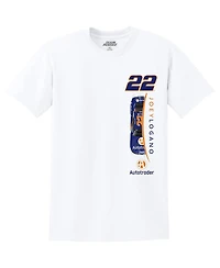 Team Penske Men's White Joey Logano Autotrader Car T-Shirt