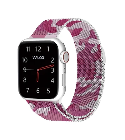 Waloo Camo Magnetic Mesh Replacement Band for Apple Watch