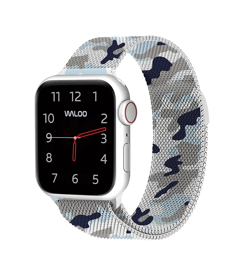 Waloo Camo Magnetic Mesh Replacement Band for Apple Watch