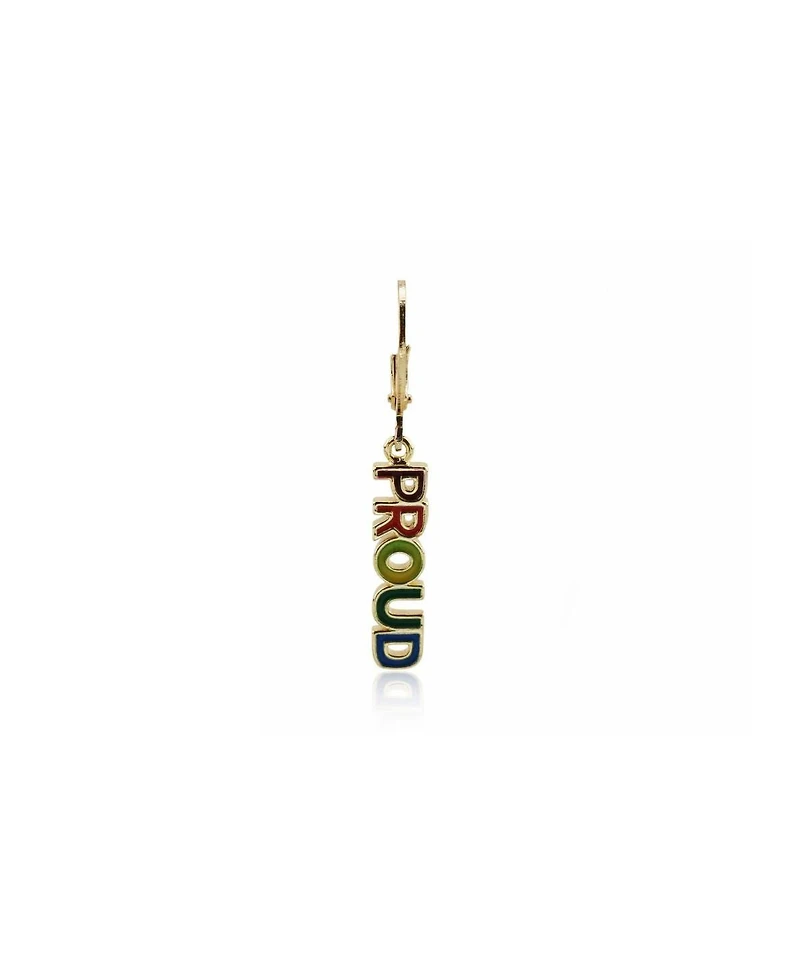 Rebl Jewelry Proud Dangle Earrings