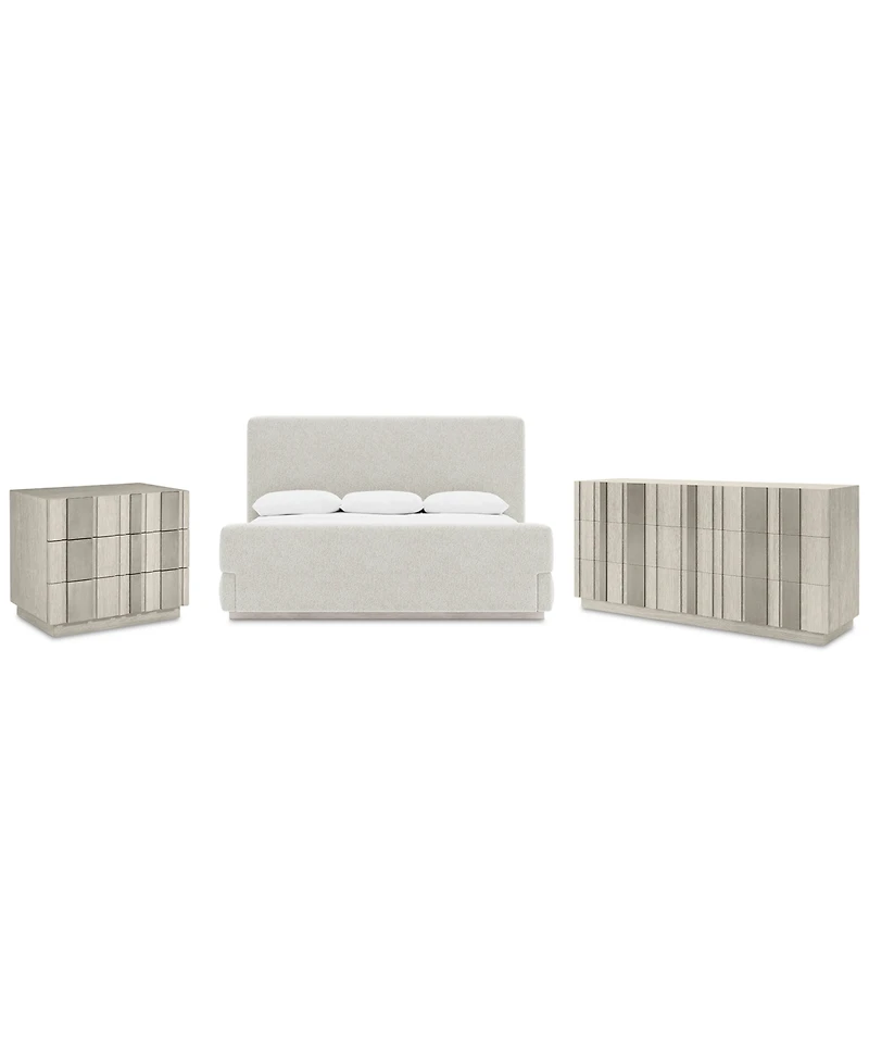 Tempo 3-Pc. Set (California King Bed, Dresser & 32" Nightstand)