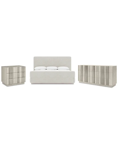 Tempo 3-Pc. Set (California King Bed, Dresser & 32" Nightstand)