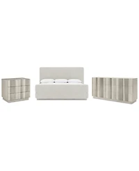 Tempo 3-Pc. Set (California King Bed, Dresser & 32" Nightstand)