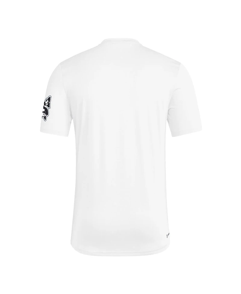 Adidas Men's White Seattle Sounders Fc 2025 Archive Collection Jersey Hook T-Shirt