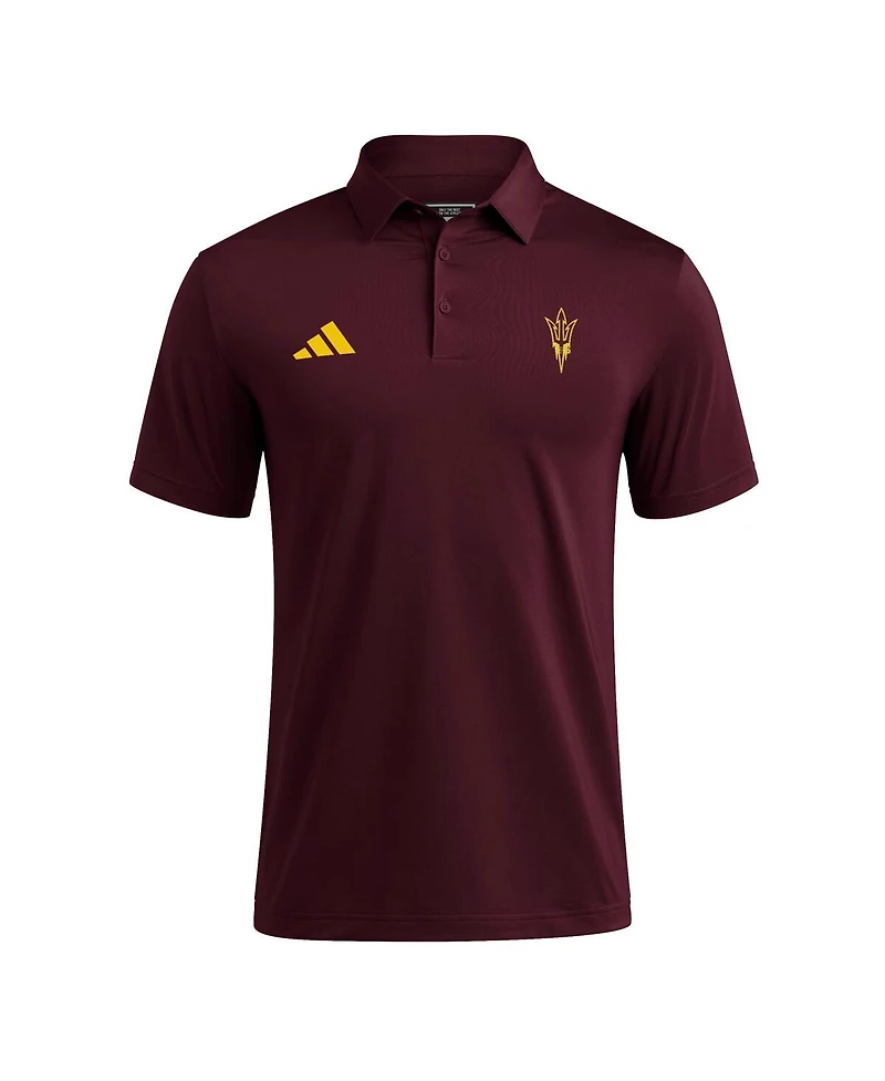Adidas Men's Maroon Arizona State Sun Devils Ultimate 365 Polo Shirt