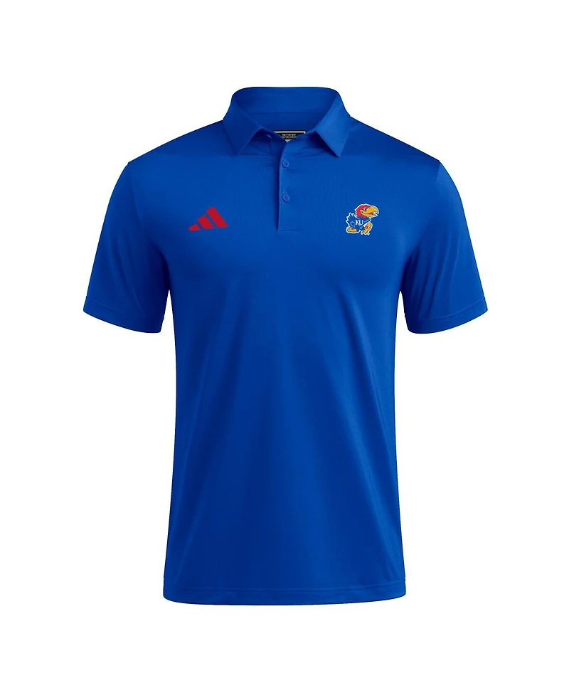 Adidas Men's Royal Kansas Jayhawks Ultimate 365 Polo Shirt