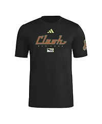 Adidas Men's Black San Jose Earthquakes 2025 Archive Collection Jersey Hook T-Shirt