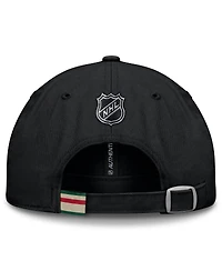 Fanatics Men's Black Minnesota Wild Authentic Pro Prime Adjustable Hat