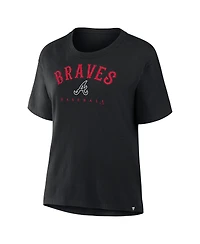 Fanatics Women's Black Atlanta Braves Home Run Legacy T-Shirt