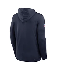 Nike Men's Navy Dallas Cowboys Sideline Pure Performance Long Sleeve Hoodie T-Shirt