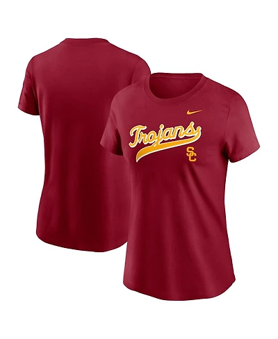 Nike Women's Cardinal Usc Trojans Local Script T-Shirt