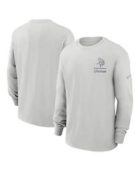 Nike Men's Gray Minnesota Vikings Essential Heavy Max90 Long Sleeve T-Shirt