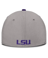 Nike Men's Gray Lsu Tigers Rise Prep Performance Flex Hat