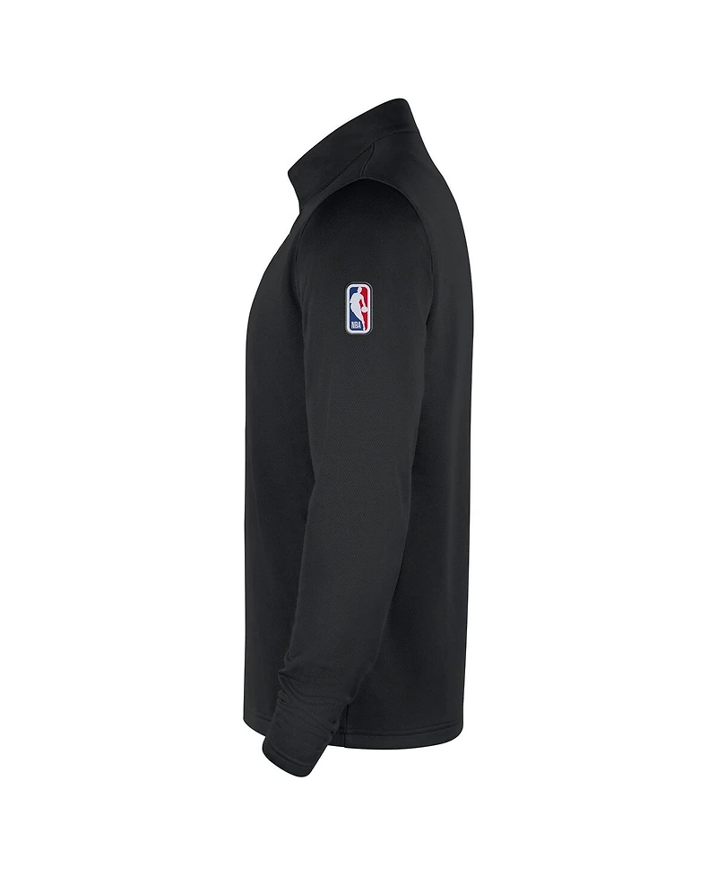 Nike Men's Black Portland Trail Blazers 2025/26 Authentic Coaches Quarter-Zip Pullover Jacket