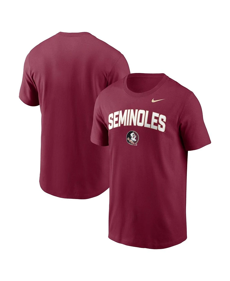 Nike Men's Garnet Florida State Seminoles Primetime Arch Stack T-Shirt