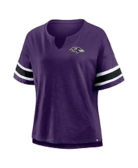 Fanatics Women's Purple Baltimore Ravens Redzone Curl Route T-Shirt