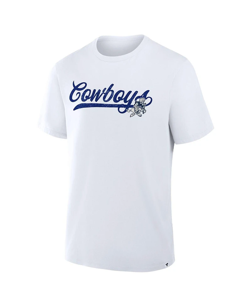Fanatics Men's White Dallas Cowboys Fluid Motion Legacy T-Shirt