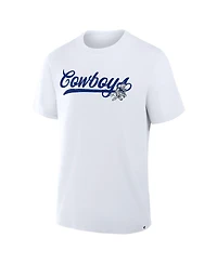 Fanatics Men's White Dallas Cowboys Fluid Motion Legacy T-Shirt