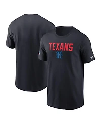 Nike Men's Navy Houston Texans Alt Pack Onside Conversion Performance T-Shirt