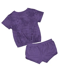 Colosseum Toddler 2-Piece Purple Lsu Tigers Fern T-Shirt and Shorts Set