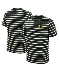 Nike Men's Black Oregon Ducks Athletic Prep Legacy Summit Stripe T-Shirt