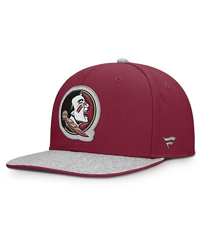 Fanatics Men's Garnet Florida State Seminoles Loden Snapback Hat