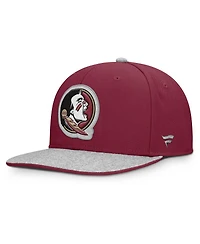 Fanatics Men's Garnet Florida State Seminoles Loden Snapback Hat