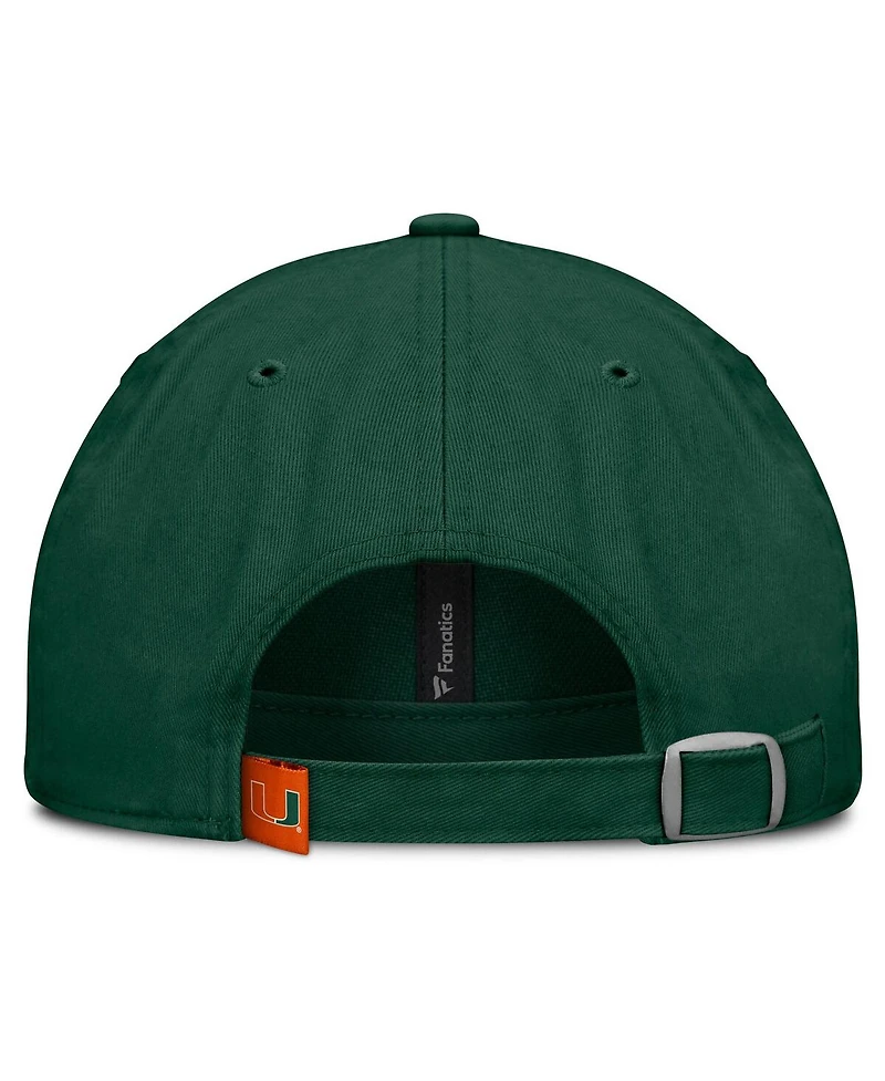Fanatics Women's Green Miami Hurricanes Candid Adjustable Hat