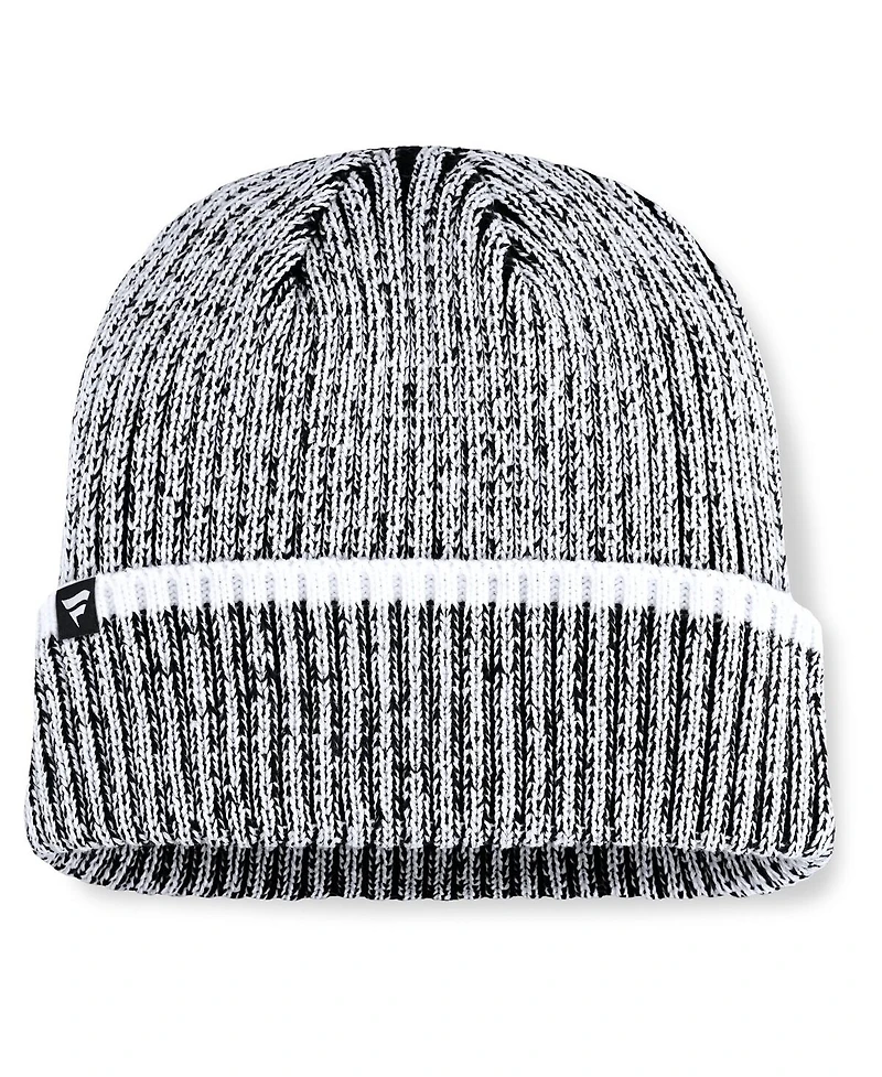 Fanatics Men's Black/White Purdue Boilermakers Haze Cuffed Knit Hat