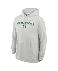 Nike Men's Gray Oregon Ducks 2025 Sideline Performance Pullover Hoodie