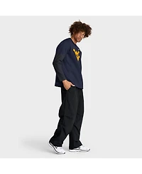 Nike Men's Navy West Virginia Mountaineers 2025 Sideline Coach Performance Long Sleeve T-Shirt