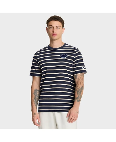 Nike Men's Navy Penn State Nittany Lions Athletic Prep Legacy Summit Stripe T-Shirt